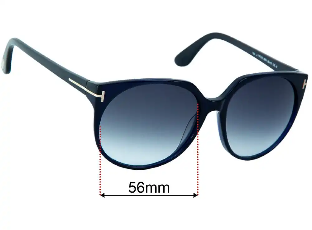 TOM FORD サングラス TF370 89W 56 16 135 2 Tom Ford Agatha TF370 56mm Replacement Lenses